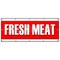 Signmission FRESH MEAT BANNER SIGN butcher steak beef chicken pork ground B-120 Fresh Meat - alternate 1